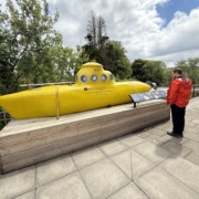 Bright yellow submarine